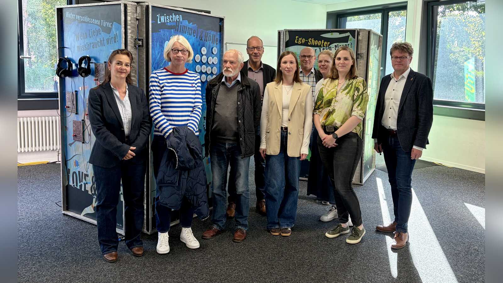 Wanderausstellung ECHT KRASS im Gymnasium Marianum Meppen zu Grenzachtung und Selbstbestimmung