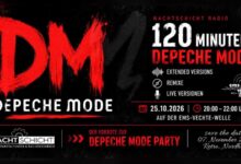 Ankündigung der Depeche-Mode-Sendung auf der Ems-Vechte-Welle