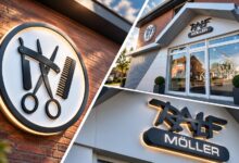 Visualisierung der Fassade des Friseursalons an der Meppener Straße in Lingen