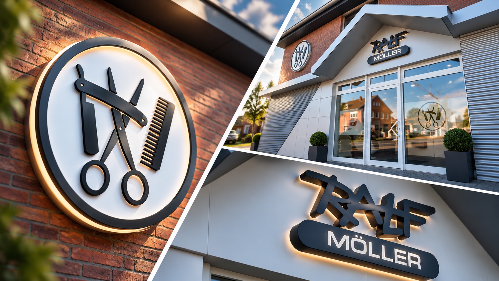 Visualisierung der Fassade des Friseursalons an der Meppener Straße in Lingen
