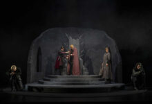 Szenenfoto aus „Macbeth“ in der Inszenierung der Landesbühne Niedersachsen Nord