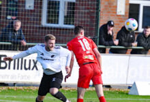 Spielszene des SC Spelle-Venhaus in der Fußball-Oberliga Niedersachsen