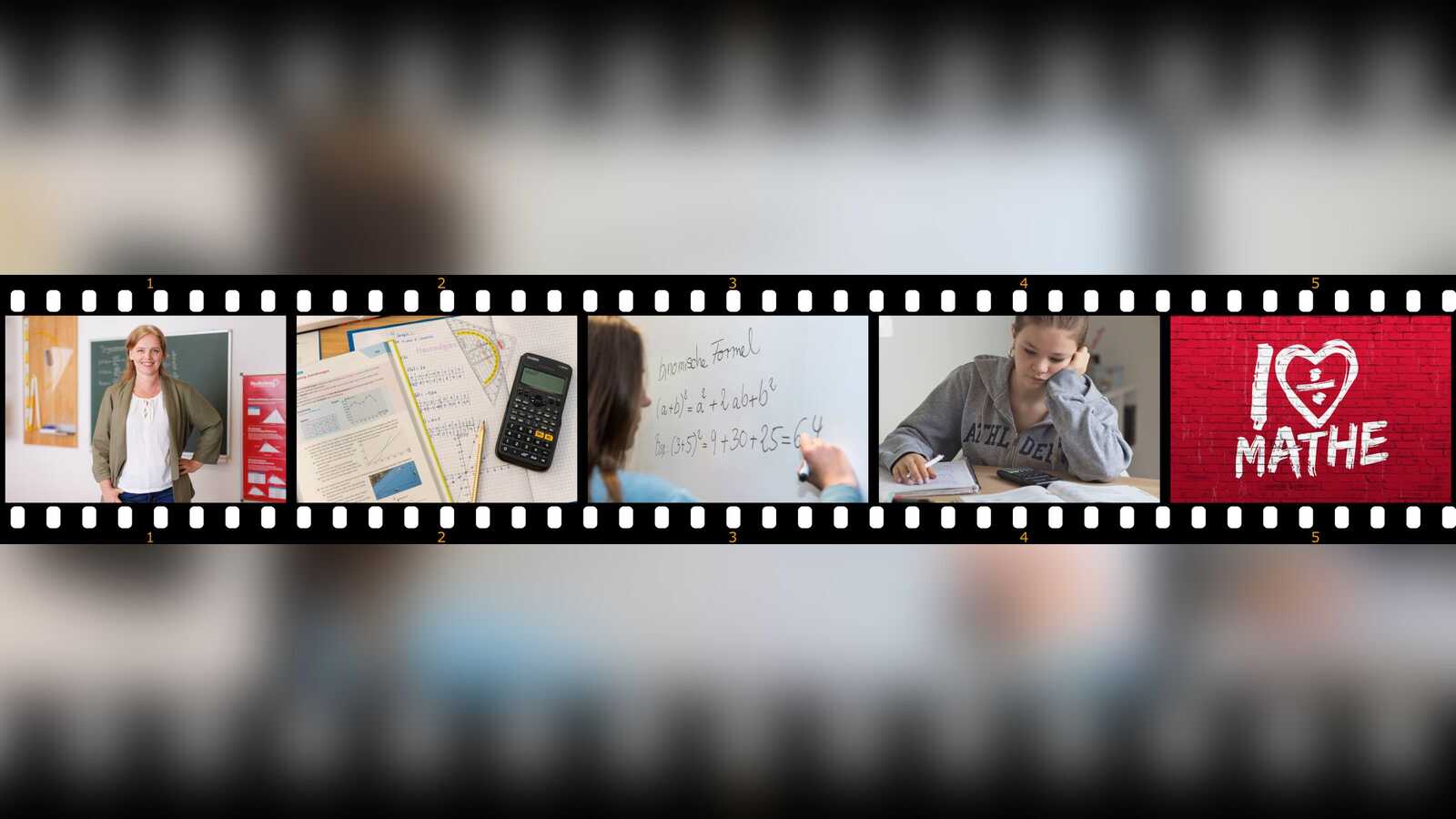 Kostenloses Mathepaket des Studienkreises mit Utensilien rund um die Mathematik