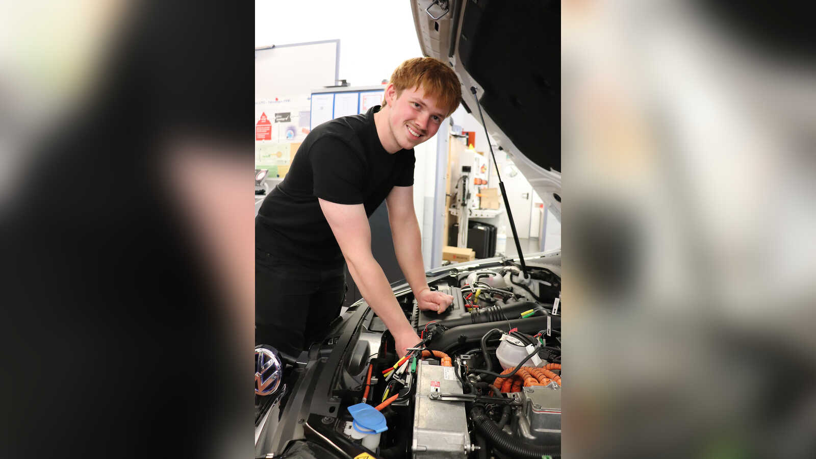 Thole Diekmann aus Westerstede, Landessieger der Kfz-Mechatroniker in Niedersachsen